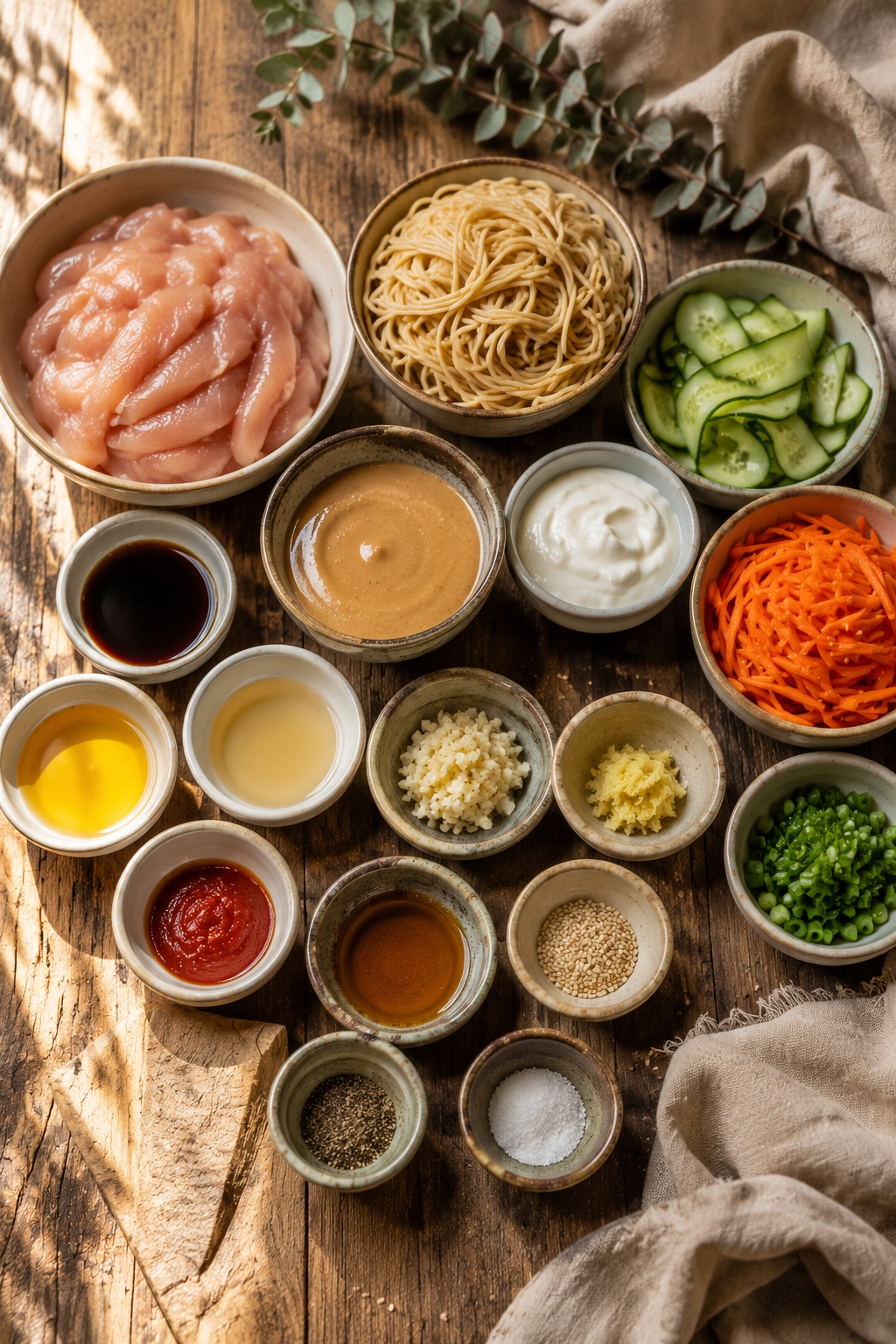 12-Minute Asian Pasta Dishes Sesame Chicken Protein Noodles