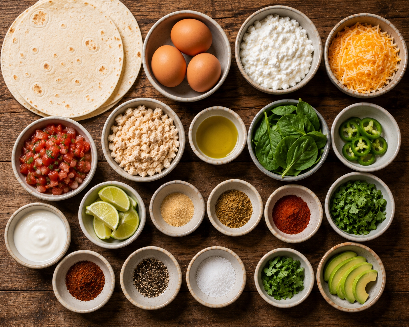 12-Minute Mexican Cottage Cheese Egg Breakfast Quesadilla
