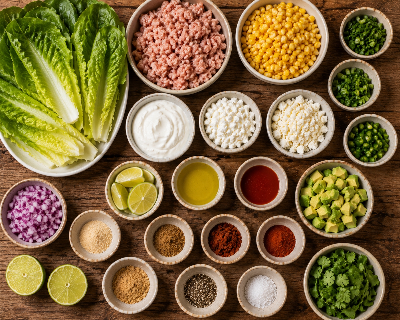 15-Minute Elote Turkey Protein Lettuce Wraps