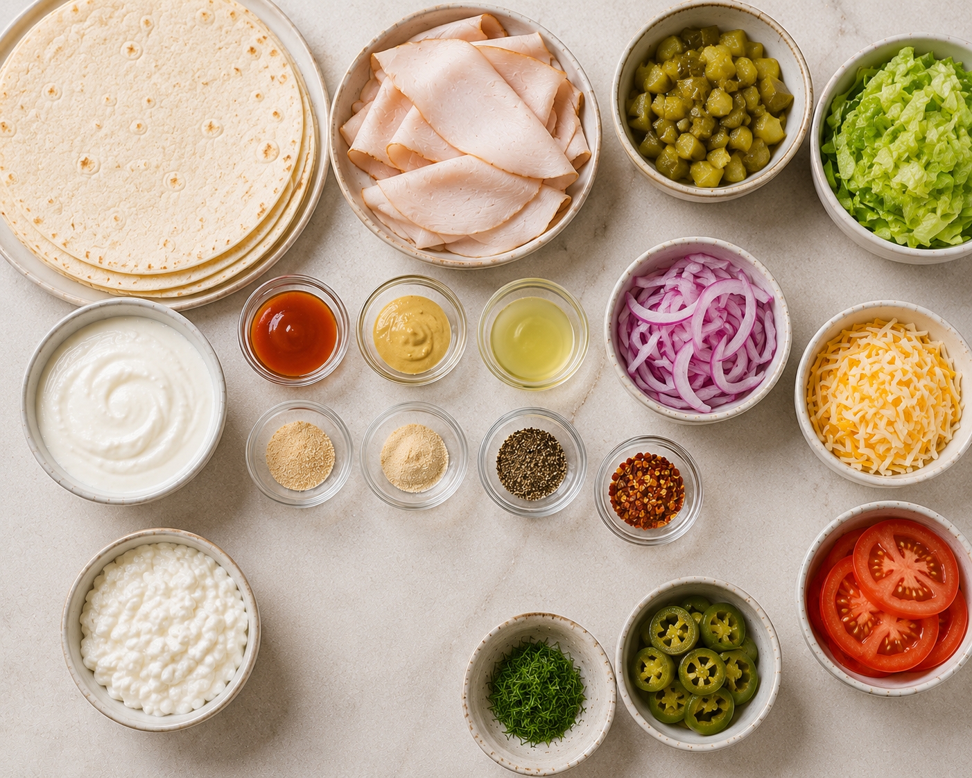 15-Minute Spicy Turkey Pickle Crunch Wrap
