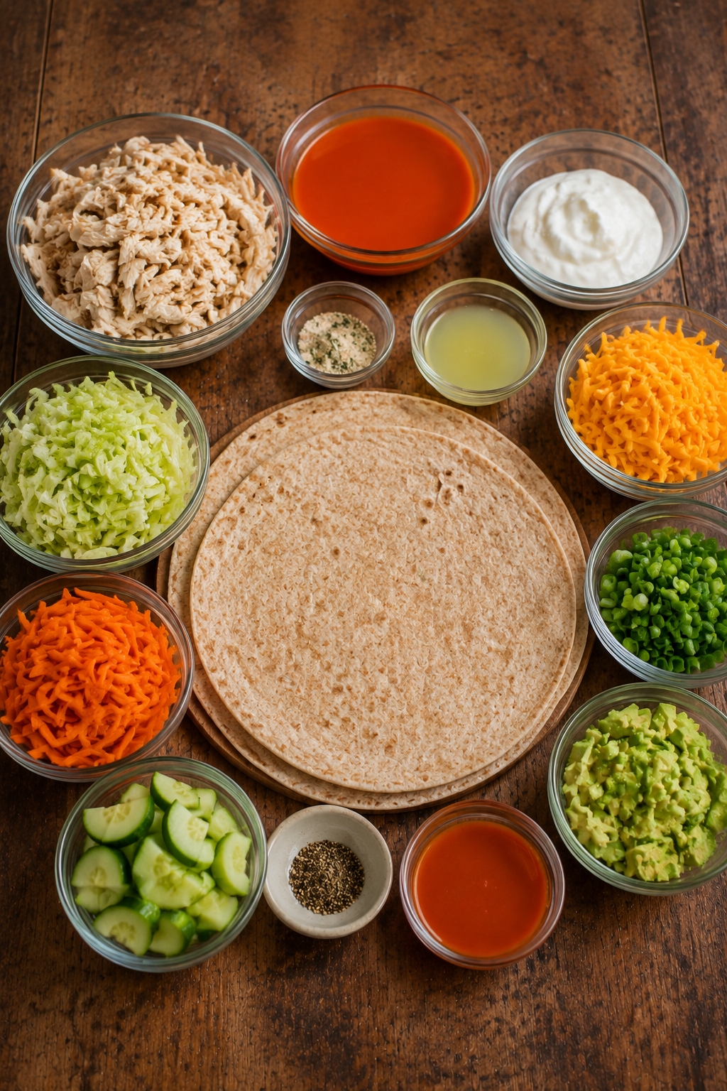 30g Protein Buffalo Chicken Wrap in 10 Minutes (Meal Prep Friendly)