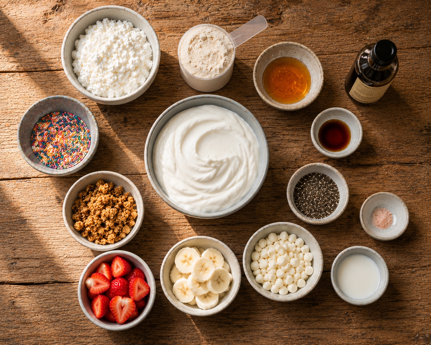 8-Minute Birthday Cake Protein Yogurt Bowl