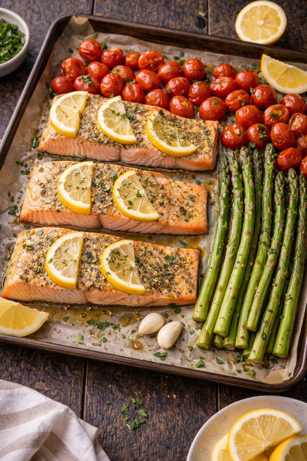 One-Pan Baked Salmon