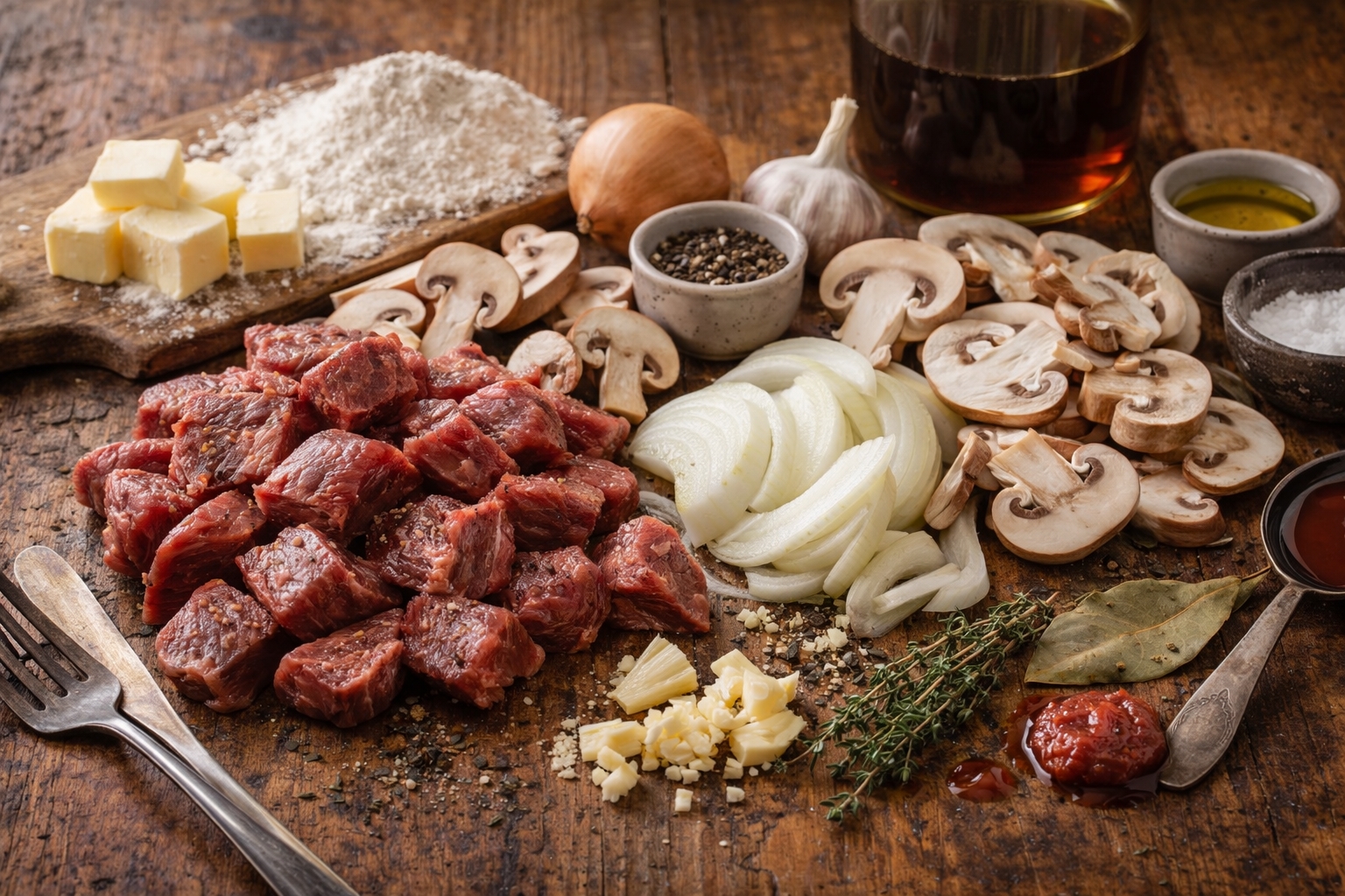 Beef & Mushroom Savory Pie