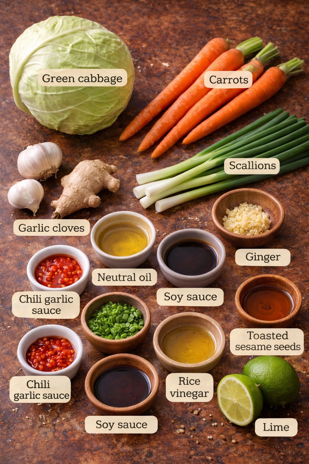 Cabbage Noodle Stir-Fry