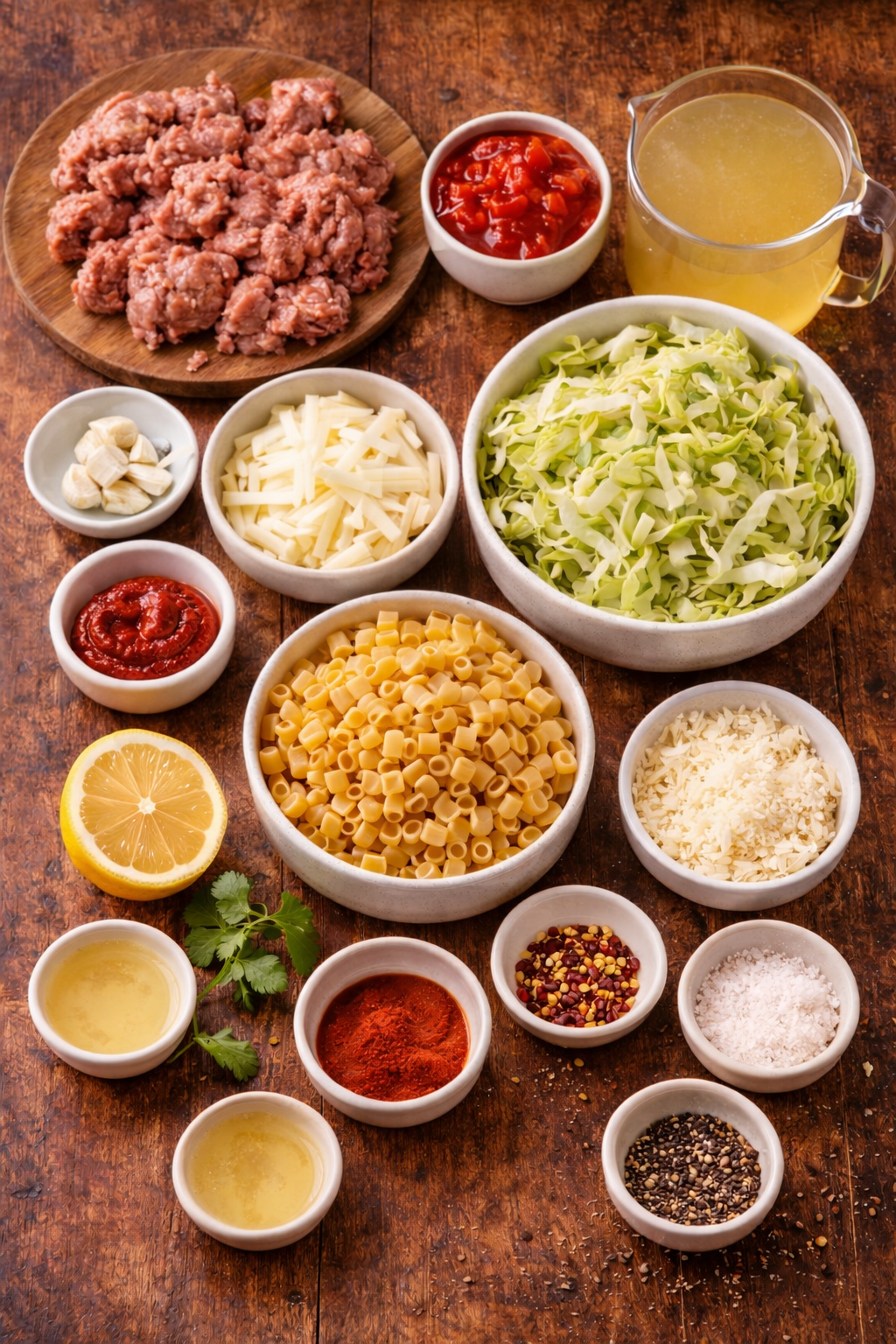 Cabbage & Sausage One-Pot Pasta