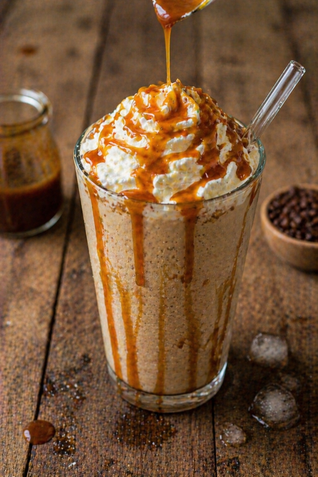 Caramel Frappe (Pinterest Style)