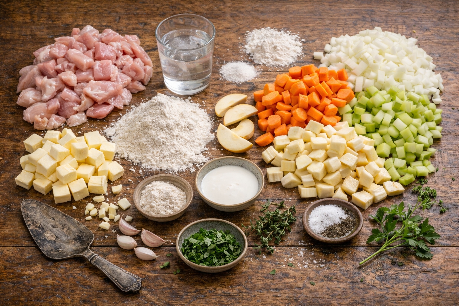 Chicken Pot Pie with Root Vegetables