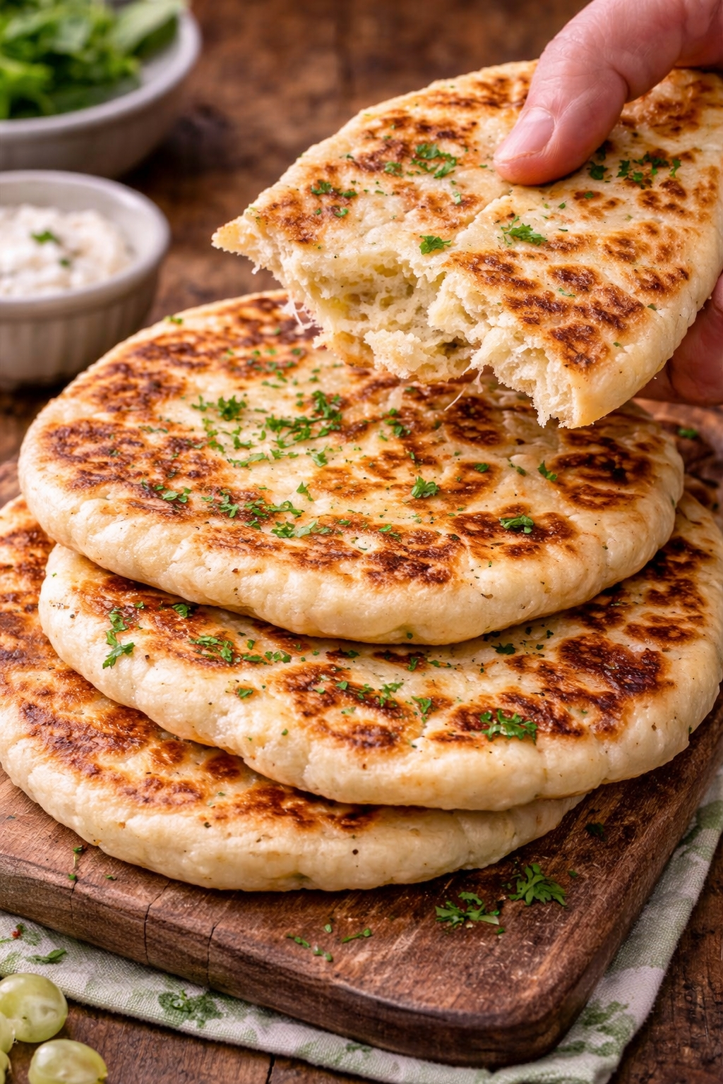 Cottage Cheese Flatbread