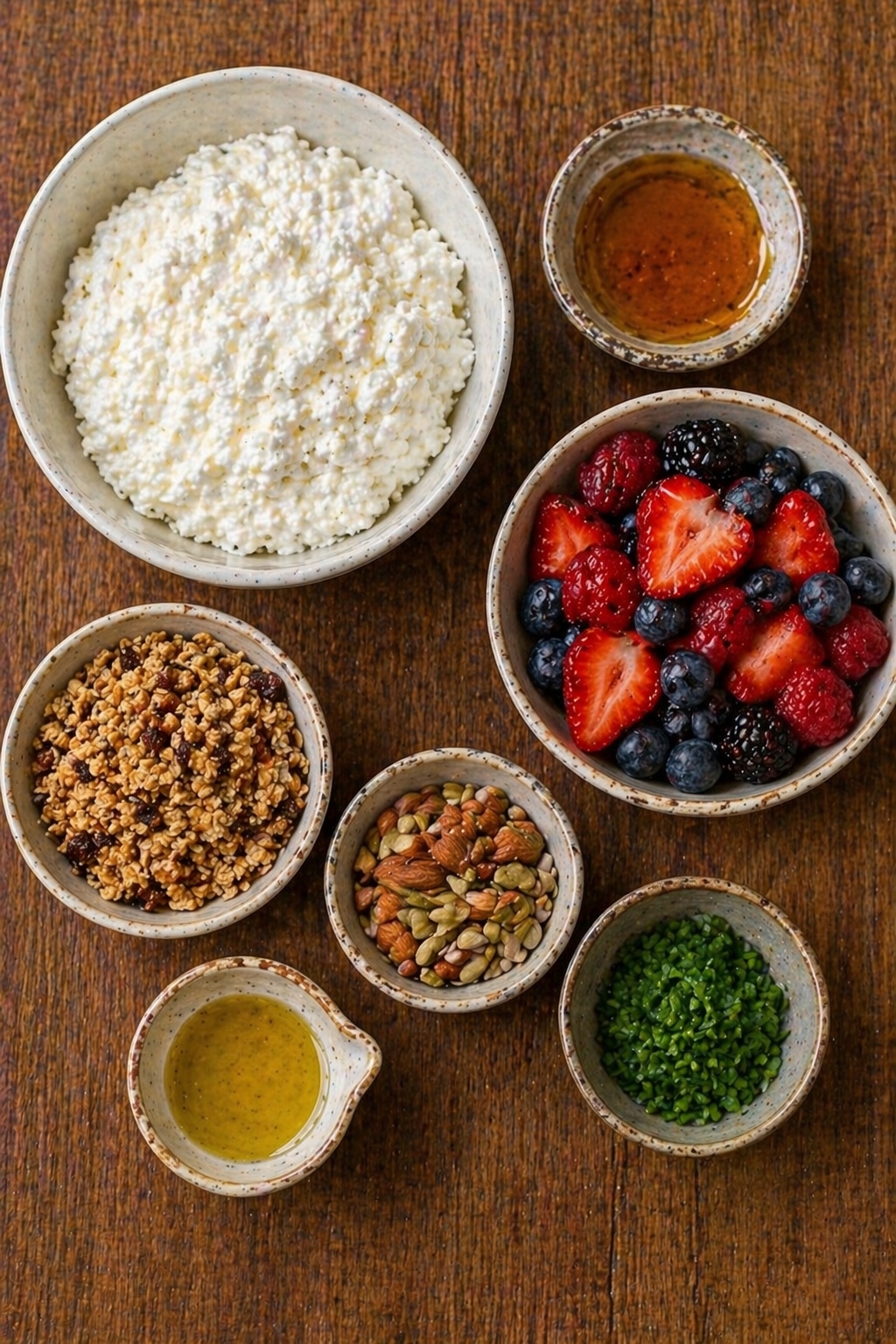 Cottage Cheese Protein Bowl and Creamy Sauce