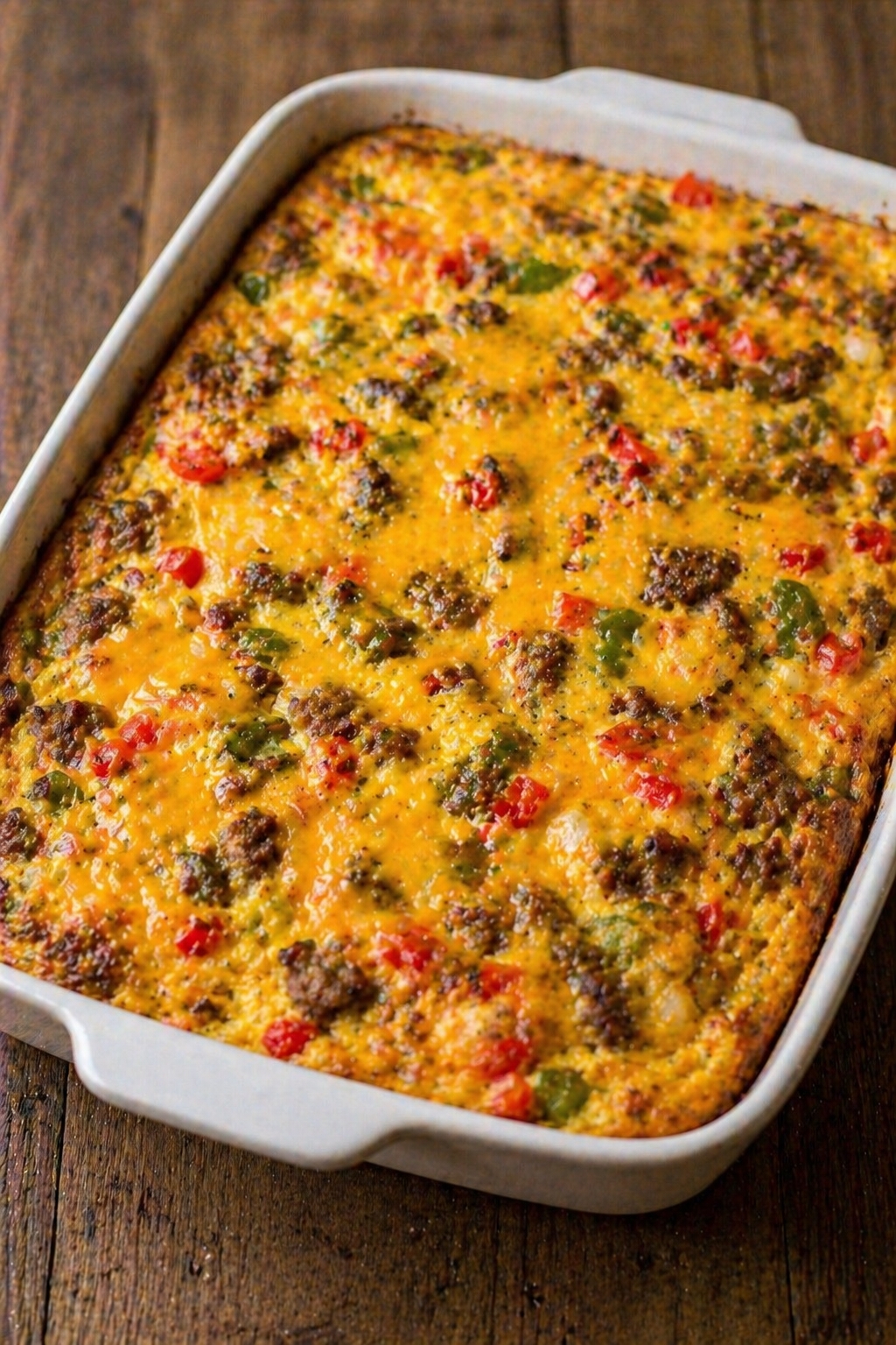 Dump & Bake Egg Breakfast Casserole