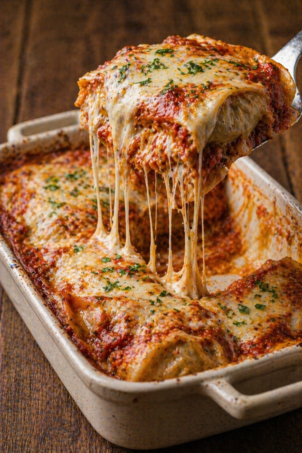 Dumpling Lasagna Fusion Bake