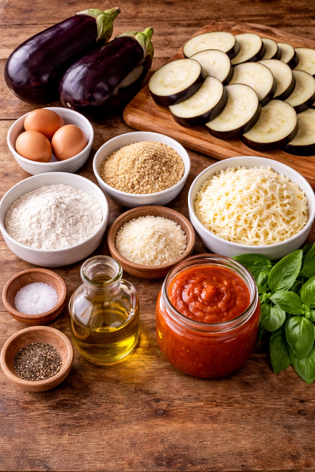 Eggplant Parmesan Stacks