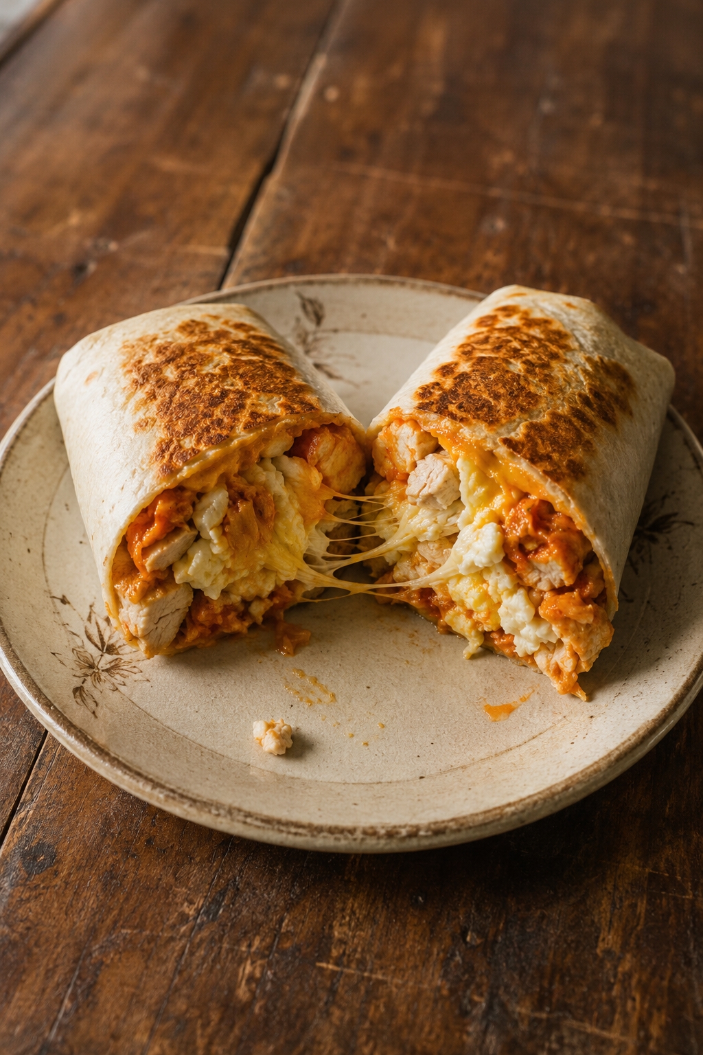 Fermented Kimchi Egg White Burrito (SWICY Kick)