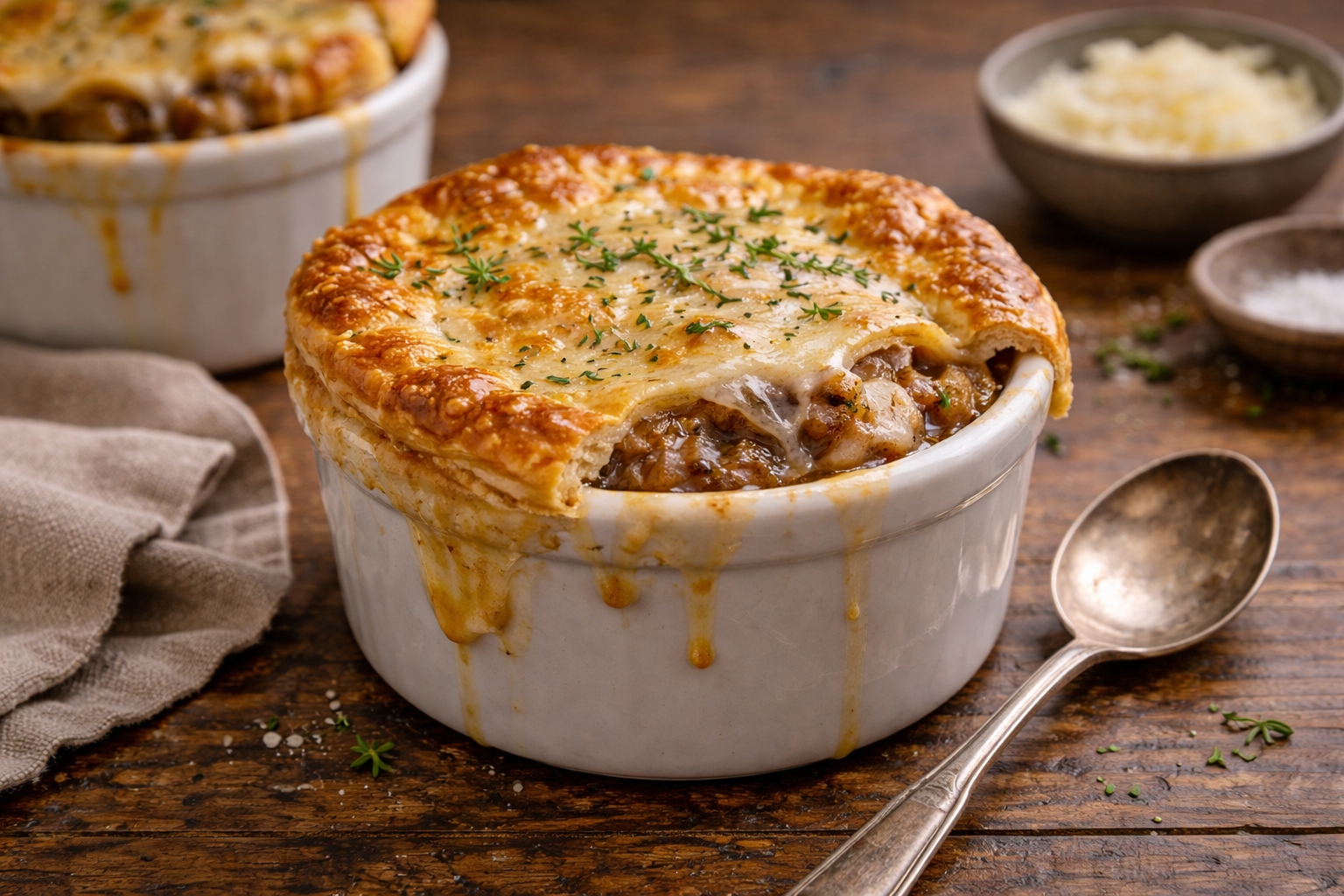 French Onion Soup Pot Pie