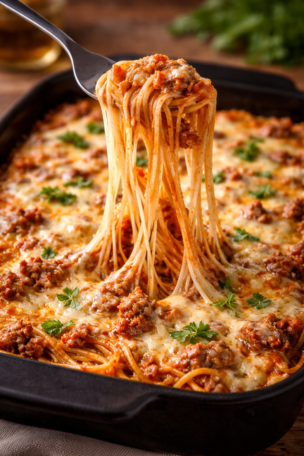 Leftover Spaghetti Bake