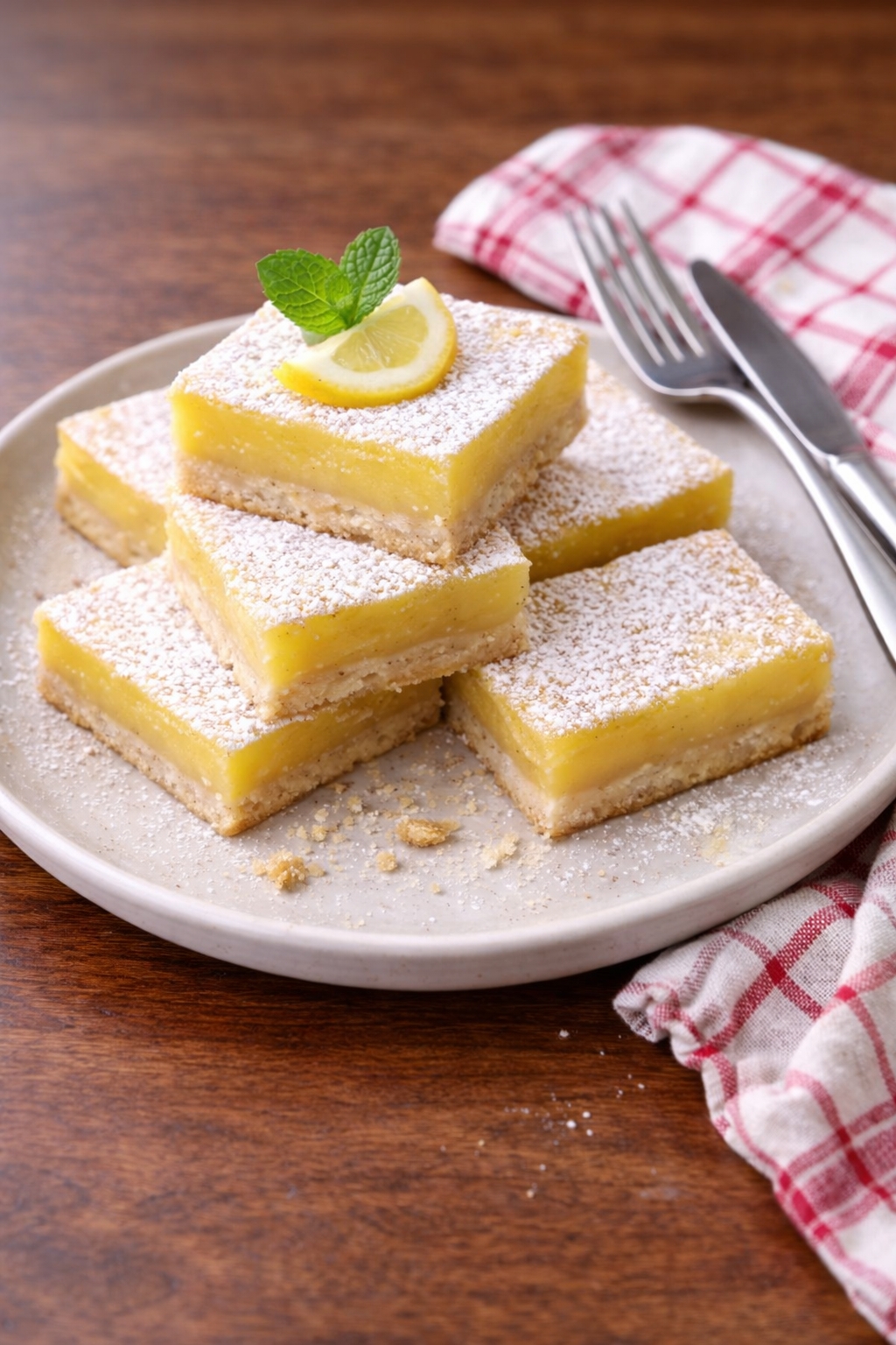 Lemon Bars with Shortbread Crust