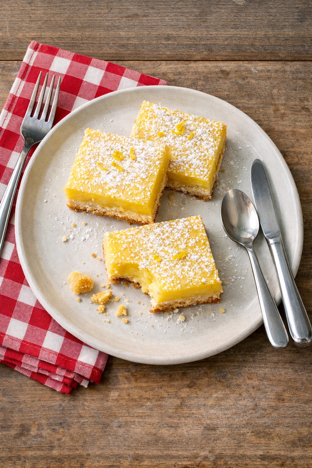 Lemon Bars with Shortbread Crust