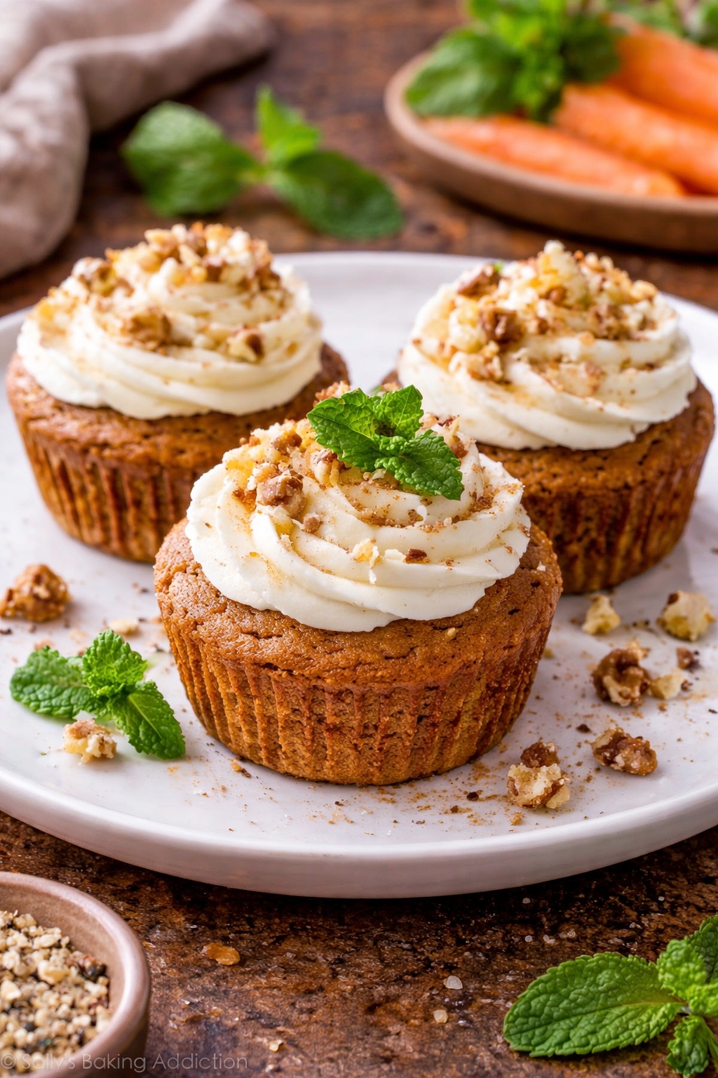 Mini Carrot Ginger Cakes