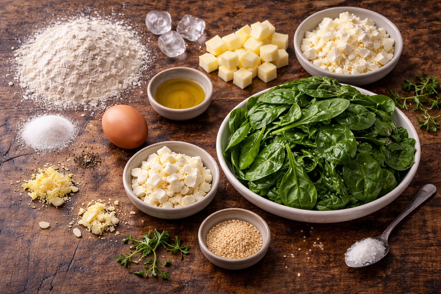 Mini Spinach & Feta Hand Pies