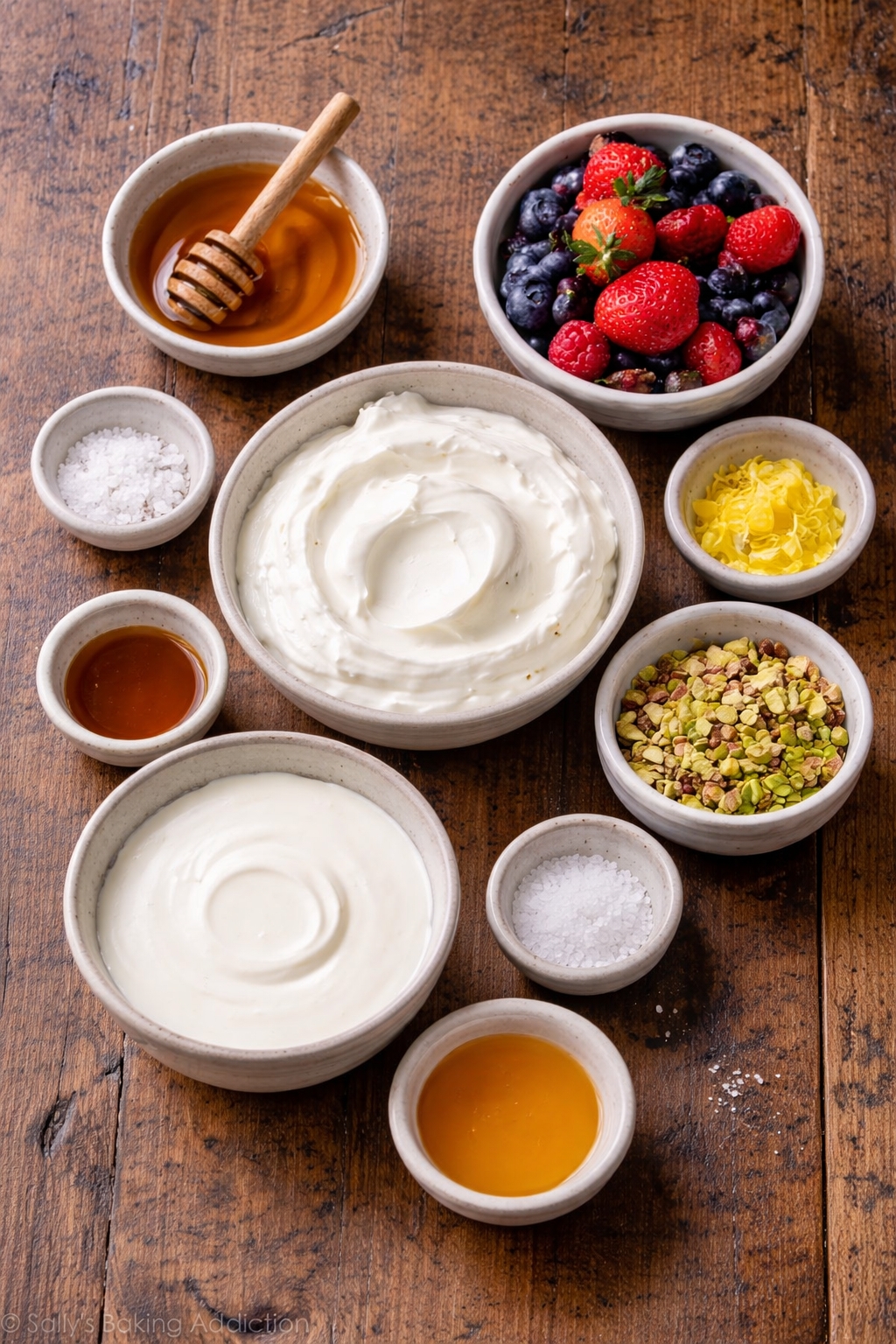 Salted Honey Yogurt Mousse