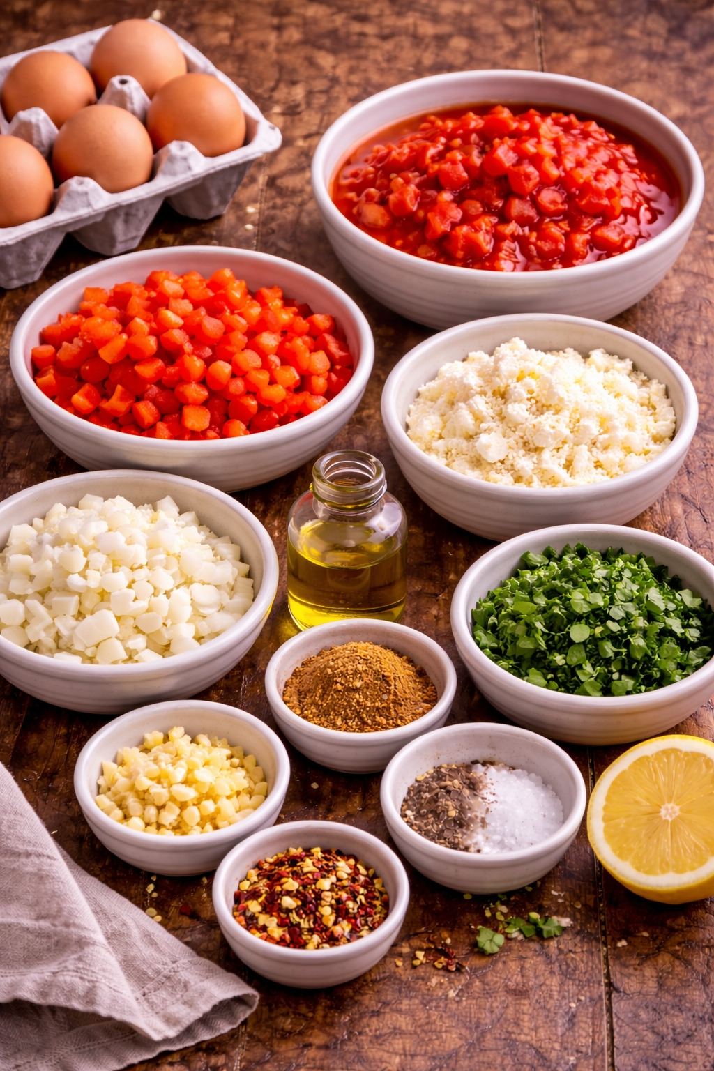 Shakshuka Eggs in Spiced Tomato Sauce