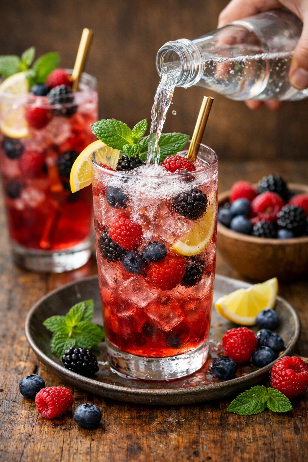 Sparkling Berry Herbal Tea