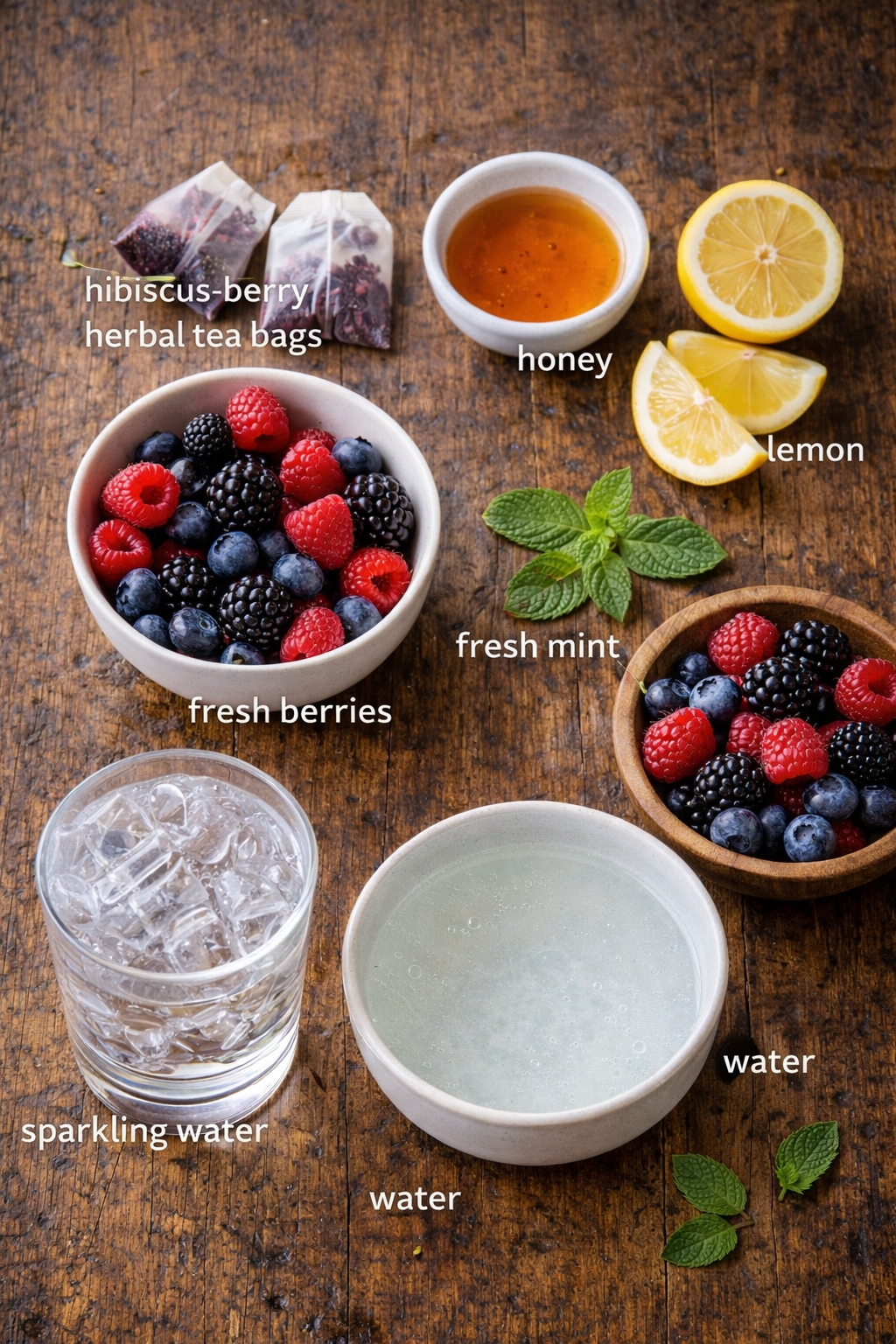 Sparkling Berry Herbal Tea