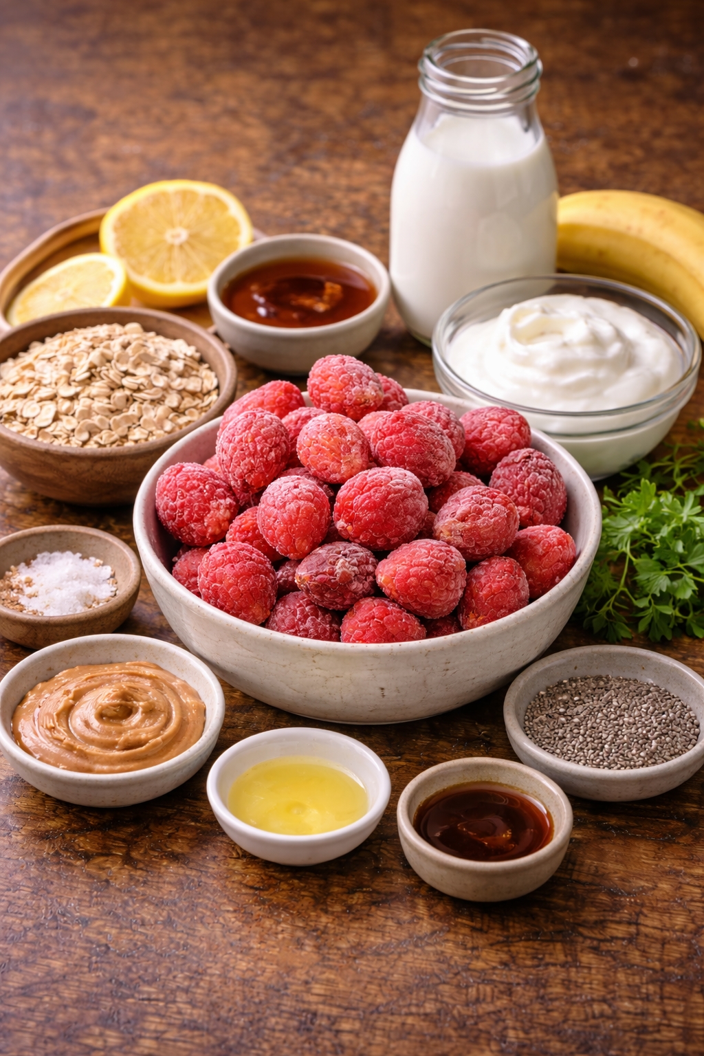 Strawberry Oat Breakfast Smoothie