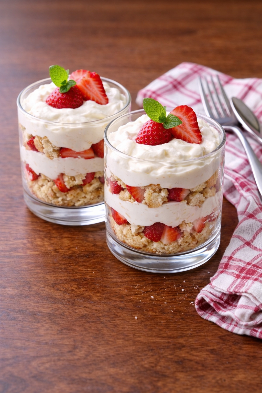 Strawberry Shortcake Parfaits