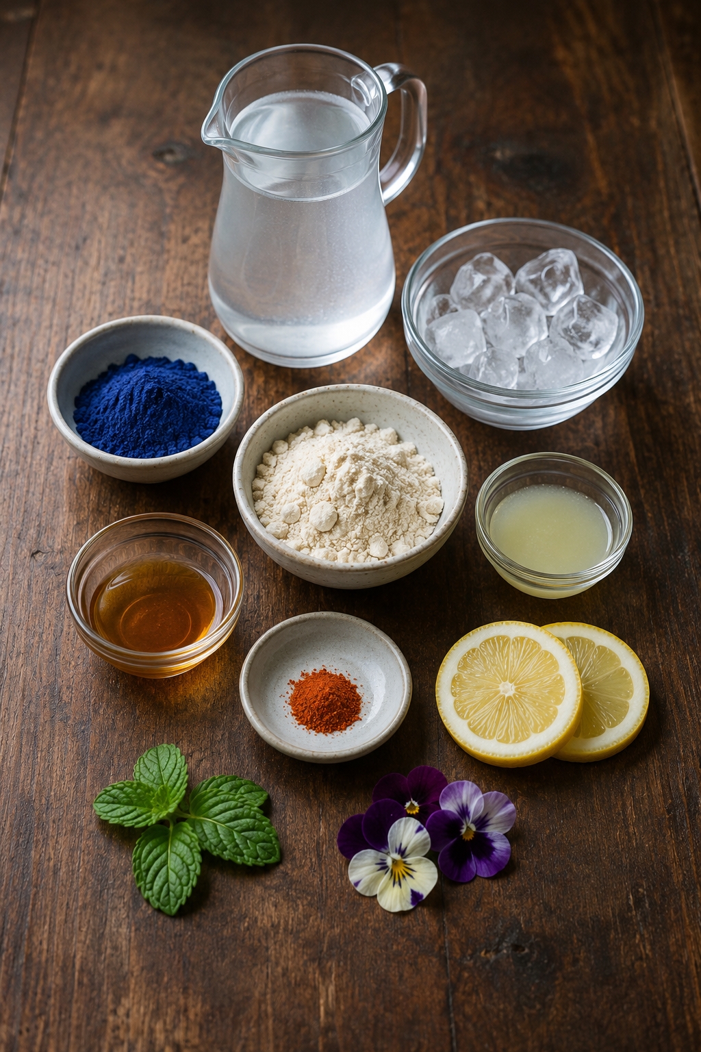 Sweet‑Spicy Blue Spirulina Protein Lemonade