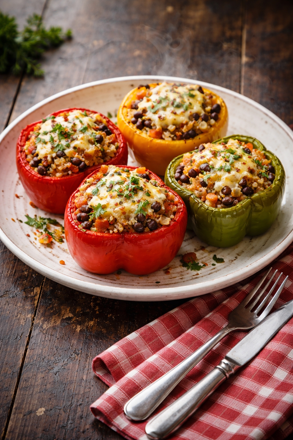 Vegetarian Stuffed Peppers